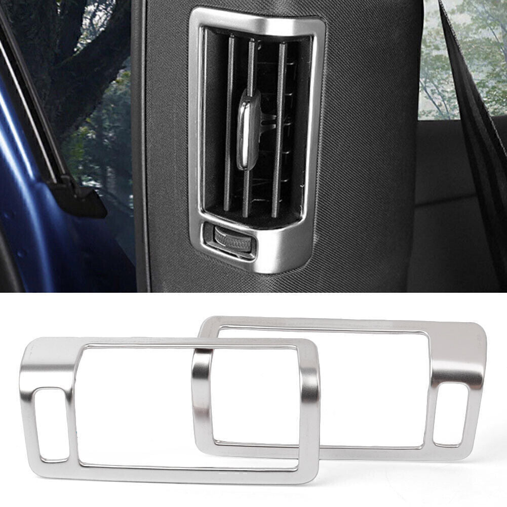 Air Vent Outlet Cover Trim Rear B Pillars for Volvo XC60 2018 XC90 2015-18 2PCs