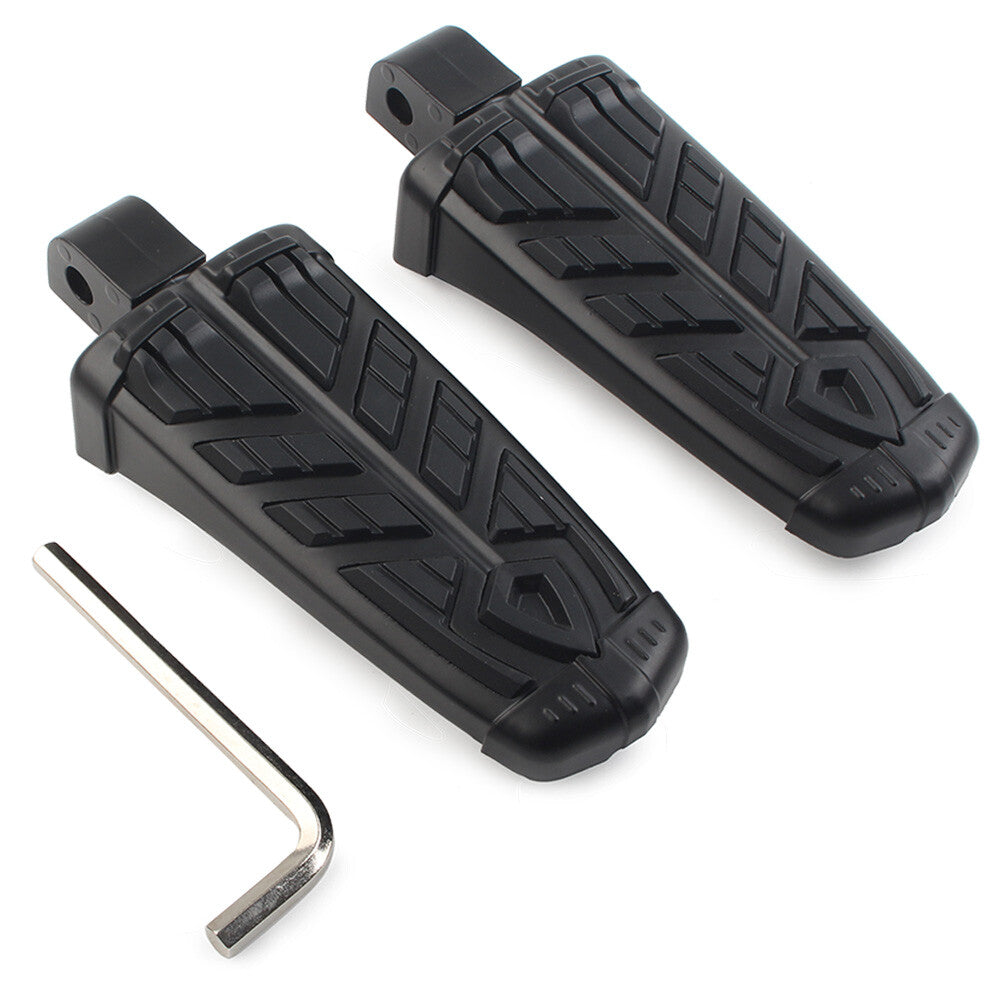 2PCS Rear Footrests Foot Pegs Pedals Set for Honda VTX 1800 2002-2008 Black Bike