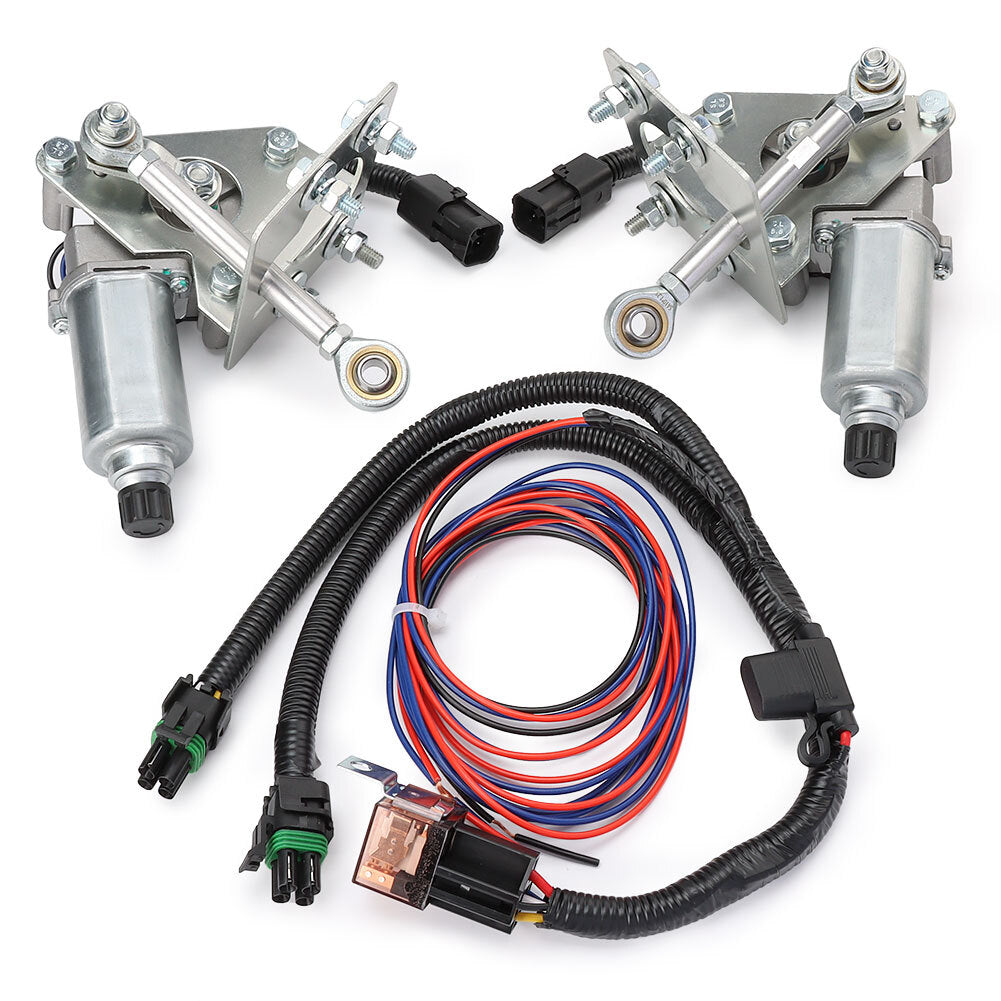 2x Front LHRH Headlight Headlamp Motor for Chevrolet for Corvette 1968-1982 4-Pins
