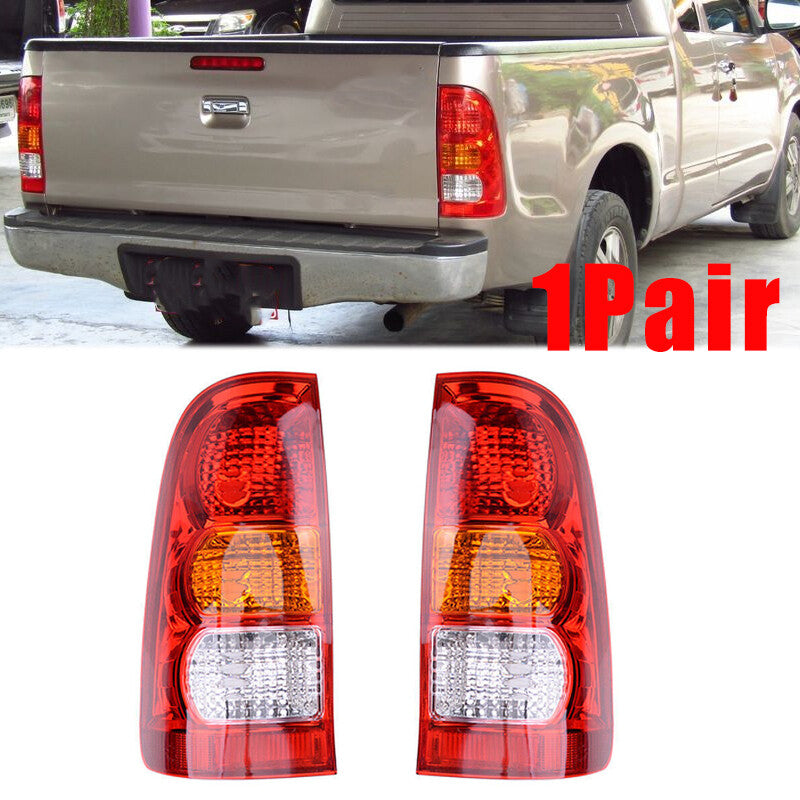 Pair for Toyota Hilux MK6 Pickup Vigo 2005-2011 2Pcs Rear Brake Light Tail Lamp