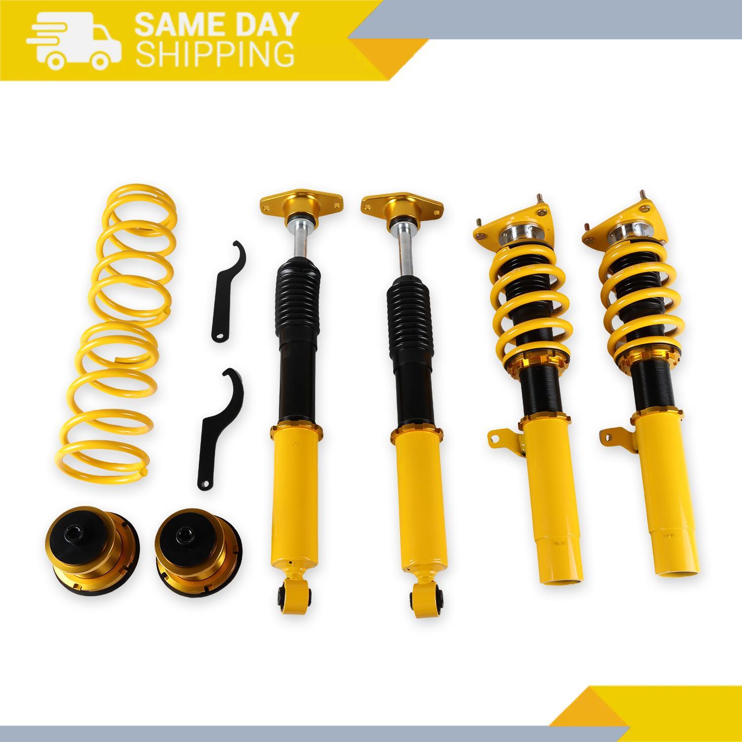 4Pcs Coilover Adjustable Height Struts Suspension Springs for Mazda 3 BL BK