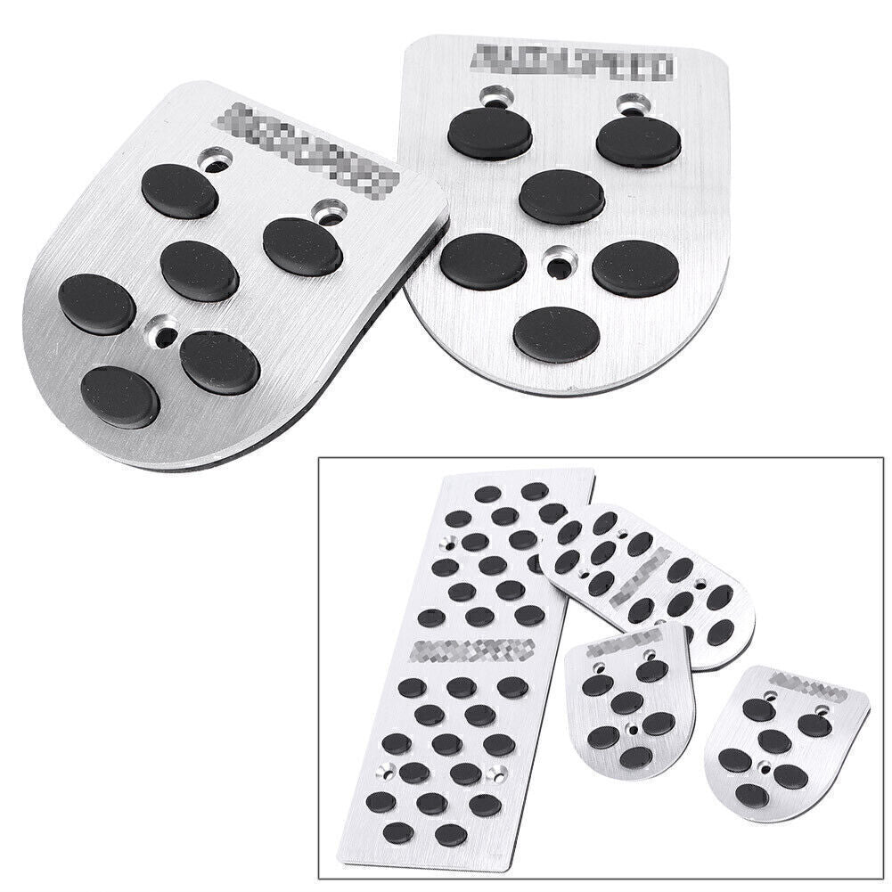 for Mazda 2 3 6 MX-3 MX-5 MX-6 RX-7 RX-8 Silver Aluminum 4x Auto Foot Rest Pedal