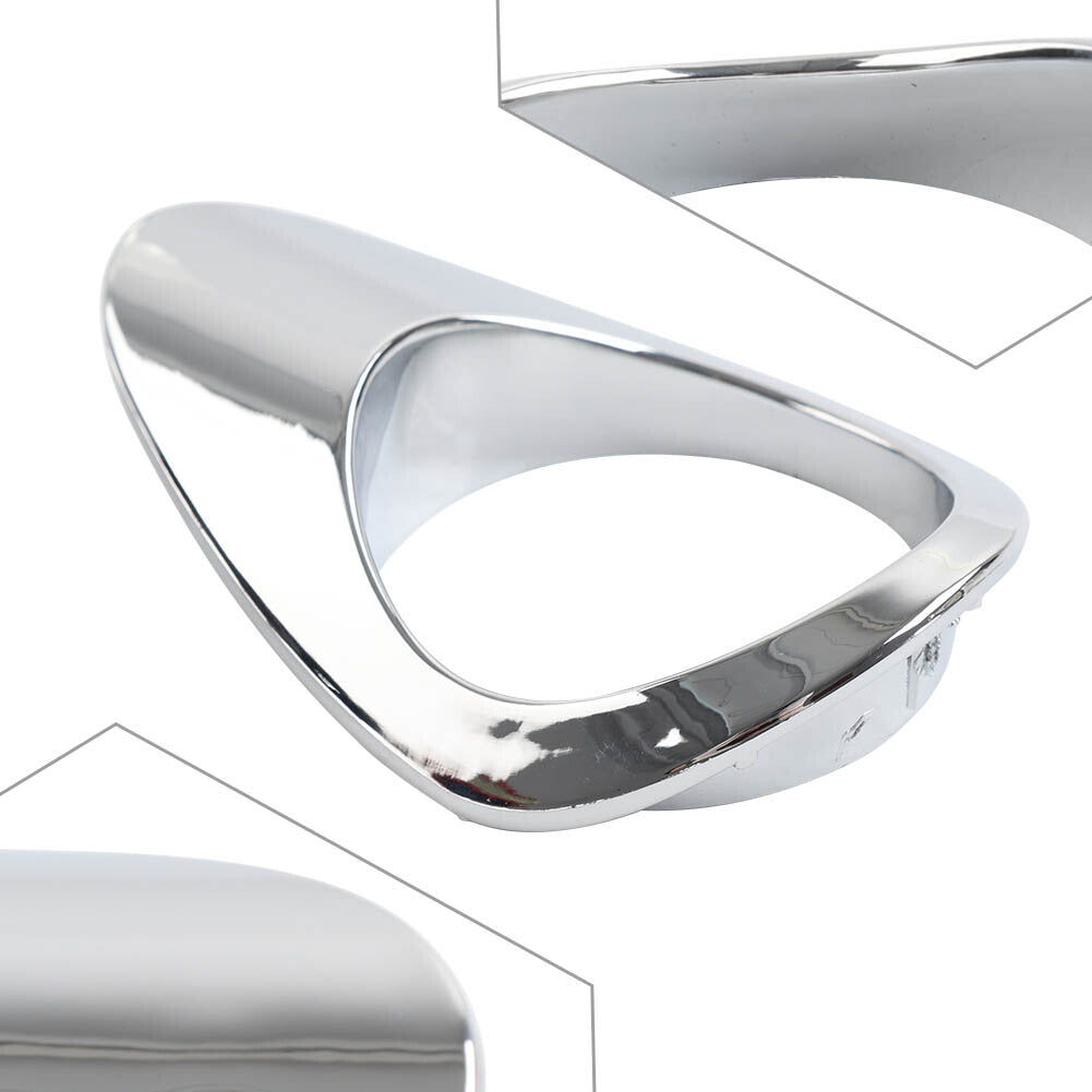 Chrome Right Side Battery Cover Trim Oil Dipstick Bezel kit for Harley XL1200