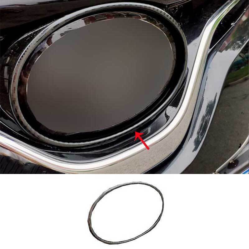 Carbon Fiber Steel Front logo badge cover decor Trim for Toyota for Camry 2018-2023