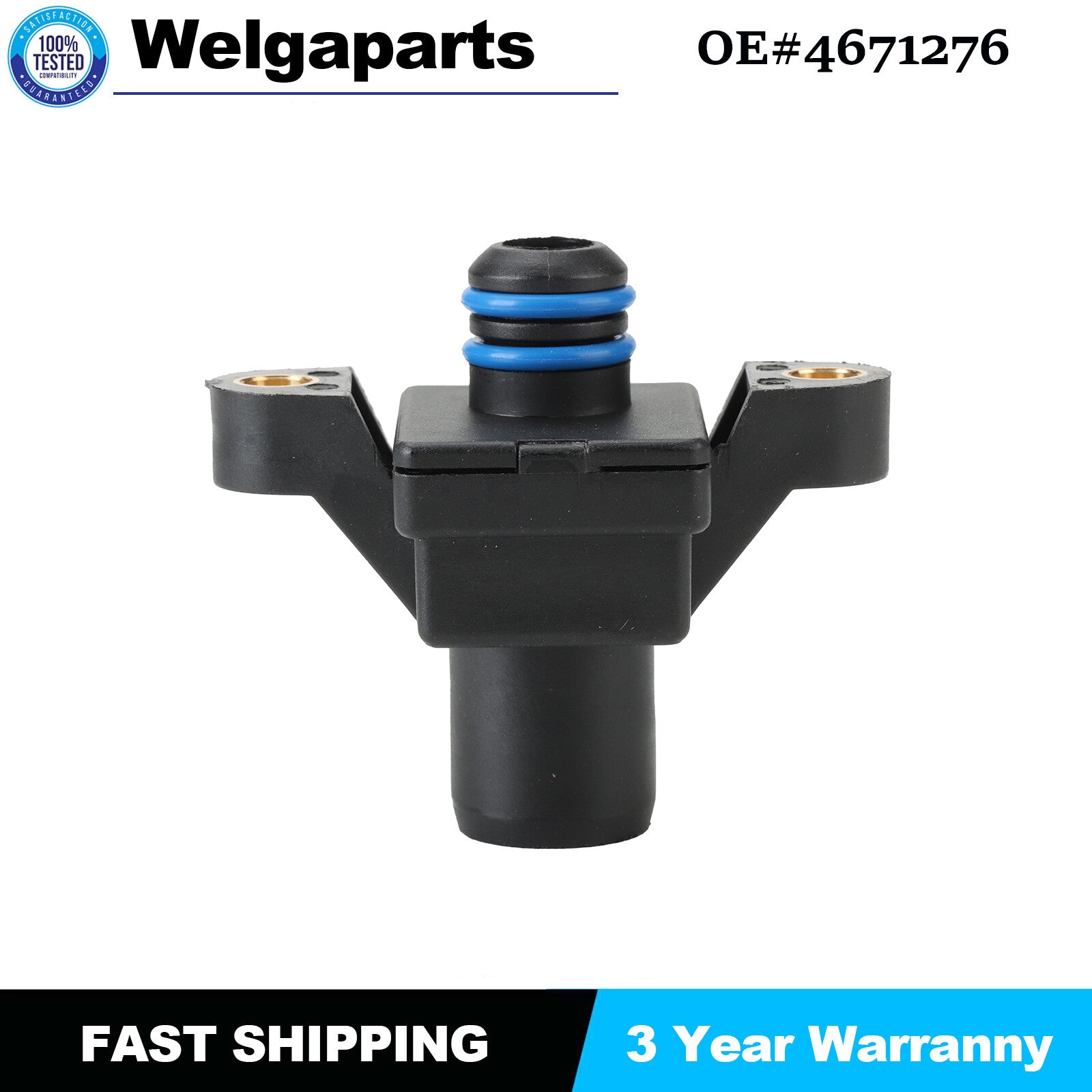 4671276 for DODGE AVENGER CARAVAN GRAND CARAVAN Manifold Pressure Sensor New