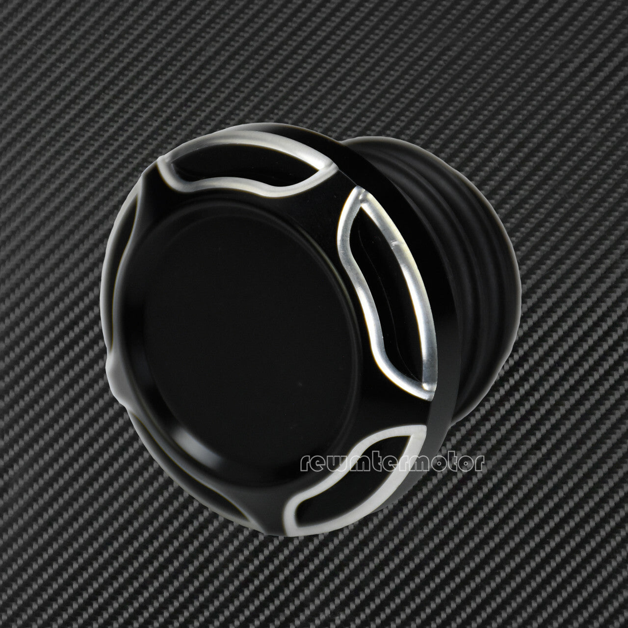 CNC Cut Vented Gas Cap Fuel Tank Right-hand Thread Fit for Harley Dyna Softail