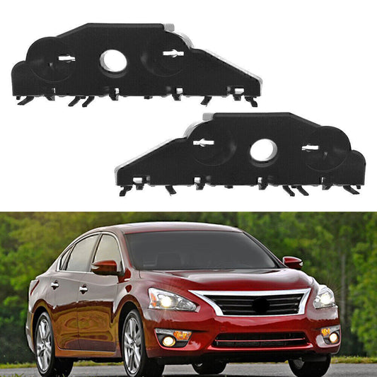 Front Pair Bumper Bracket Retainer Beam Mount Support Fit ALTIMA 2016 - 2018