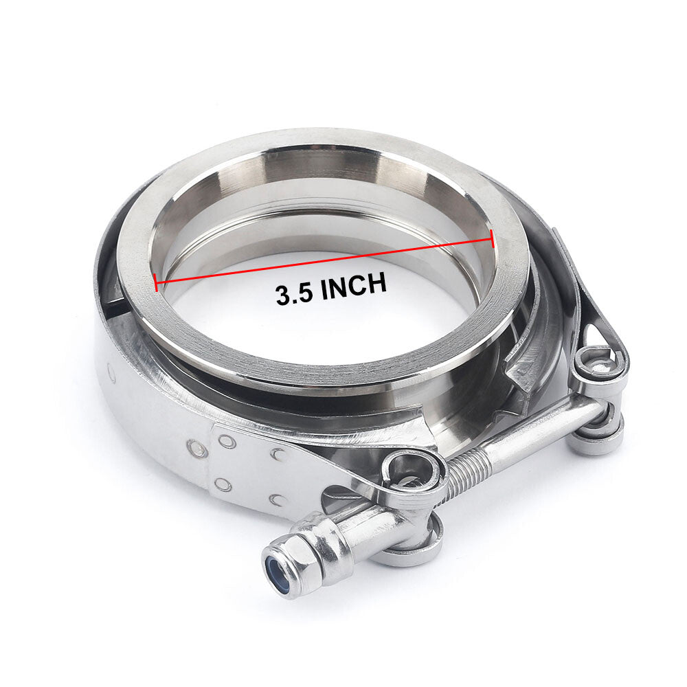 3.5 3.5 Inch Stainless Steel V-Band Flange Clamp Kit for Turbo Exhaust Pipes