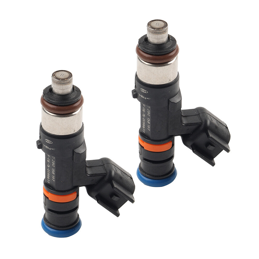 2x Fuel Injector 0280158197 for Polaris RANGER 800 2011-2017 RZR 800 2011-2014