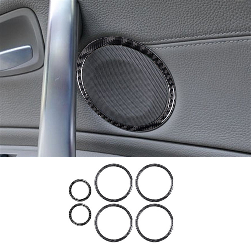 6Pcs Door Horn Trim Cover Decor for BMW 1 Series Convertible E82/E88 2008-2013