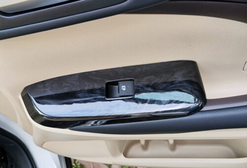 2014-2019 for Toyota Highlander Decoration Wood Grain Glass Window Lifting Panel