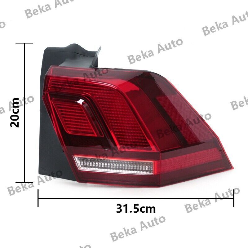 for VW for Volkswagen for Tiguan 2017-2021 Left Side Outside Rear Tail Light Lamp
