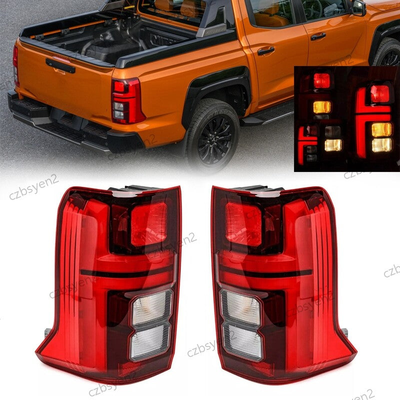 1Pair for Mitsubishi Triton L200 2024-2025 LED DRL Rear Tail Light Brake Light