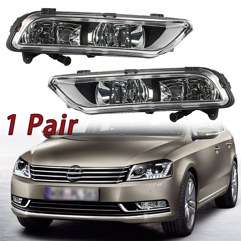 1Pair for VW for Passat B7 2011-2016 Car Front bumper fog lamp assembly