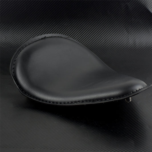 Motorcycle Black Solo Driver Leather for Seat Fit for Harley for Yamaha Chopper Bobber