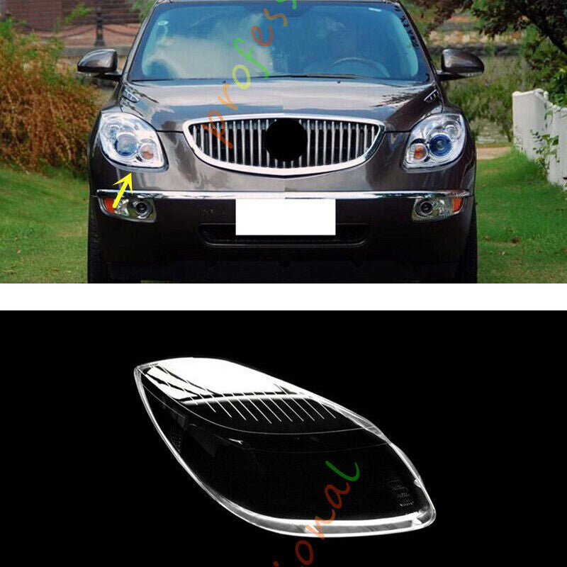 for Buick Enclave 2008-2012 Right Side Headlight Clear Replace Lens + Sealant