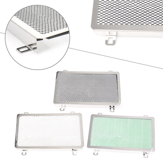 Radiator Guard Oli Grill Cover for Kawasaki 250R/300R 2013-2015 BLK/Silver