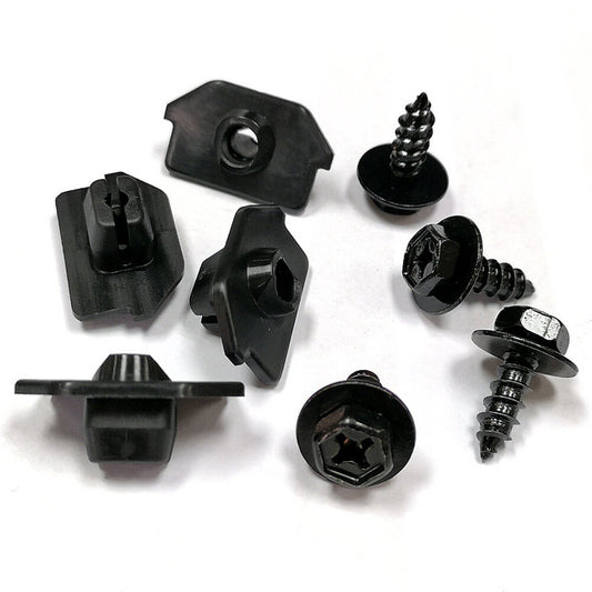 5 Kit Car Front Bumper Side Rack Retaine Screw Nuts for Toyota for Lexus Prius