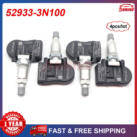 4X New Tire Pressure Sensor TPMS Fits for Hyundai Accent for Kia Sorento 52933-3N100