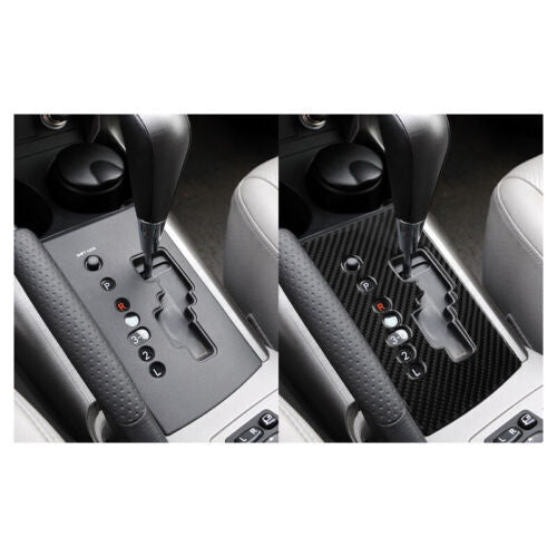 Soft Carbon Fiber Interior Gear Shift Panel Cover Trim for Toyota RAV4 2006-2012