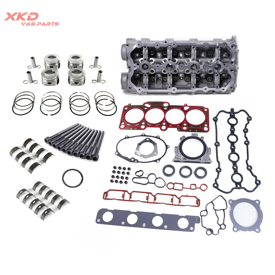 2.0T engine cylinder head and gasket rebuild kit for Volkswagen for Golf and for Audi A4 06F103351D