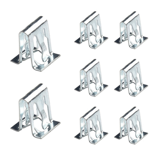 High-efficiency metal clips for organizing automotive wires and cables (10-pack)
