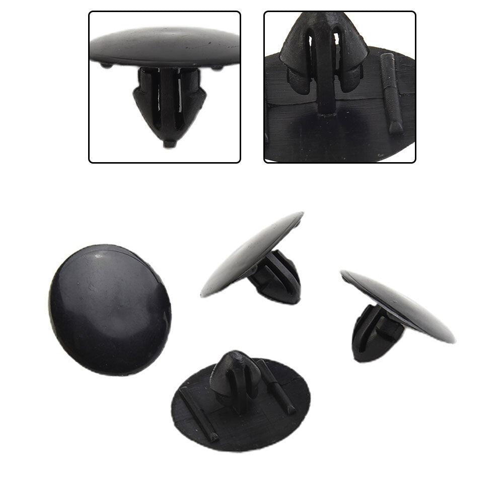 Black retaining clips for Toyota 90467-09050. Plastic retainer, new.