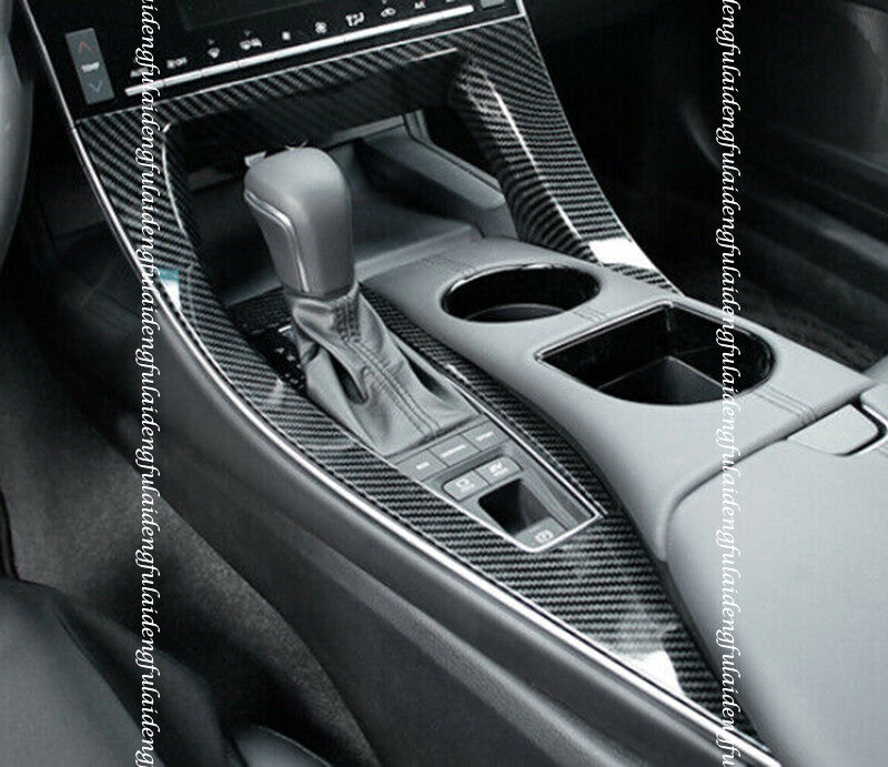 for Toyota for Avalon 2019-2022 Carbon fiber central console Gear shift panel cover