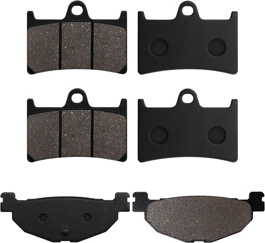 Front Rear Semi-Metallic BrakePads for YAMAHA XP500 Tmax 500 2008 2009 2010 2011