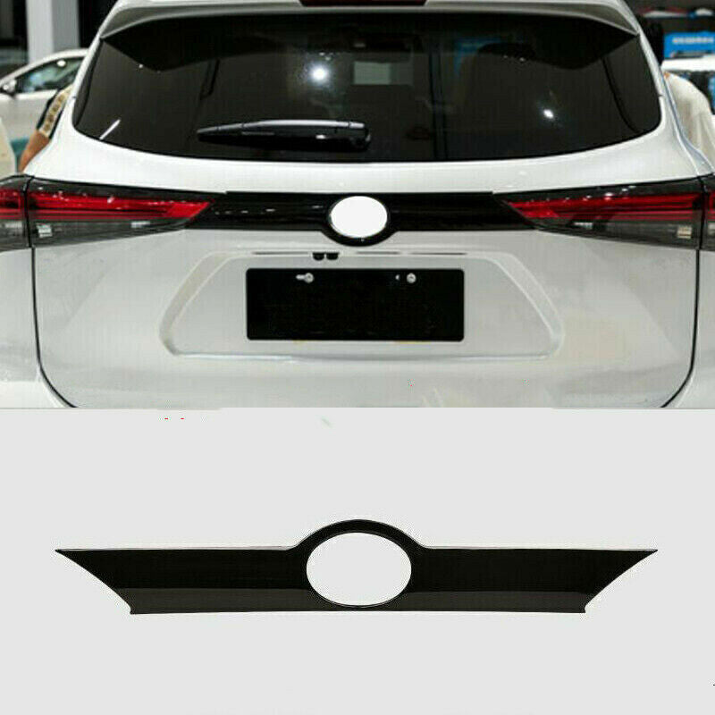 For 20-2024 for Toyota Highlander ABS Glossy Black Rear Door Trunk Lid Cover Trim 1X