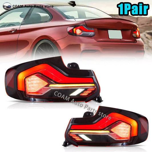 LED taillights are compatible with 2014-2021 for BMW 2 Series M2 F87 F22 F23 sequential taillights.