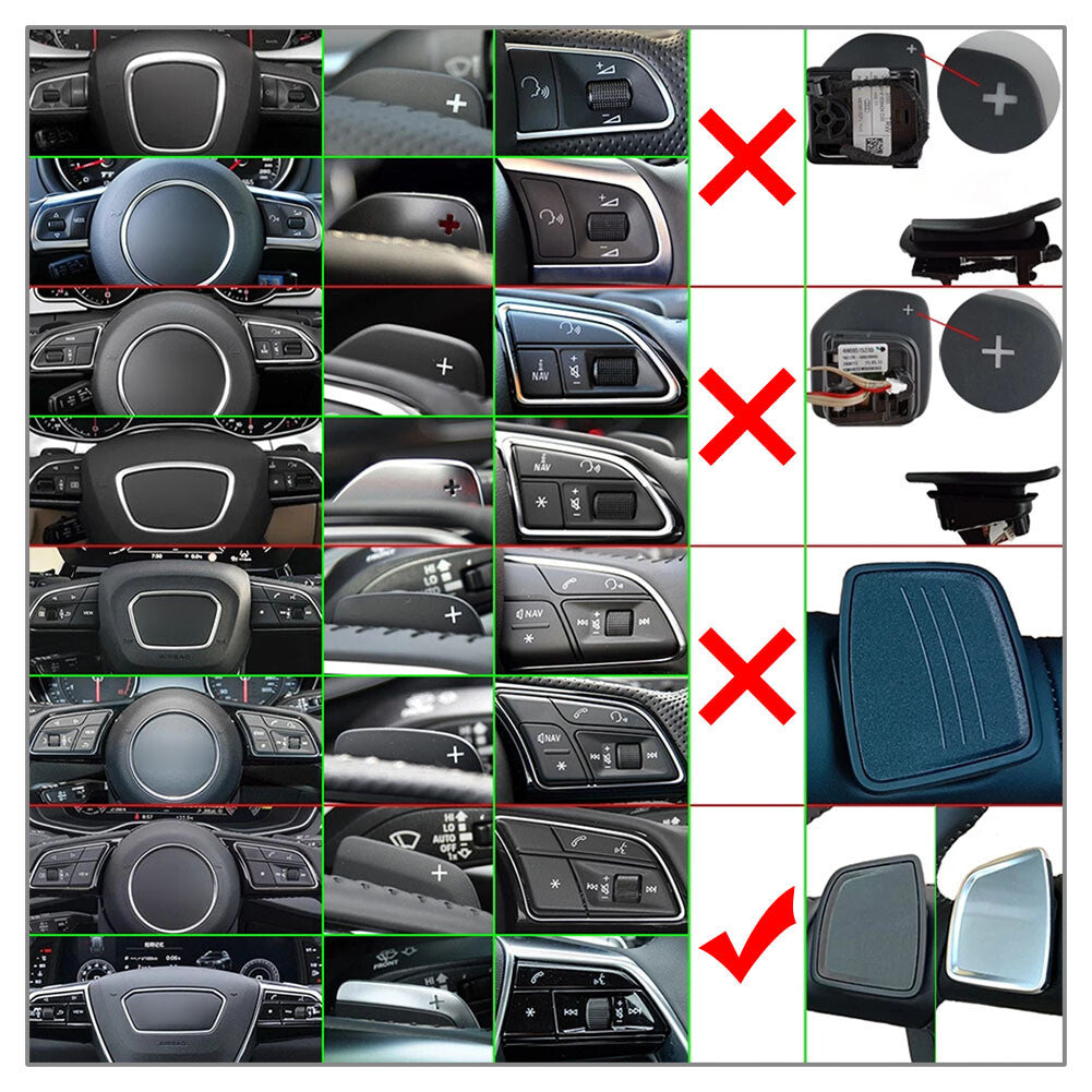 Steering Wheel Shift Paddle Extension for Audi A3 A4 A7 Q3 Q7 S4 S5