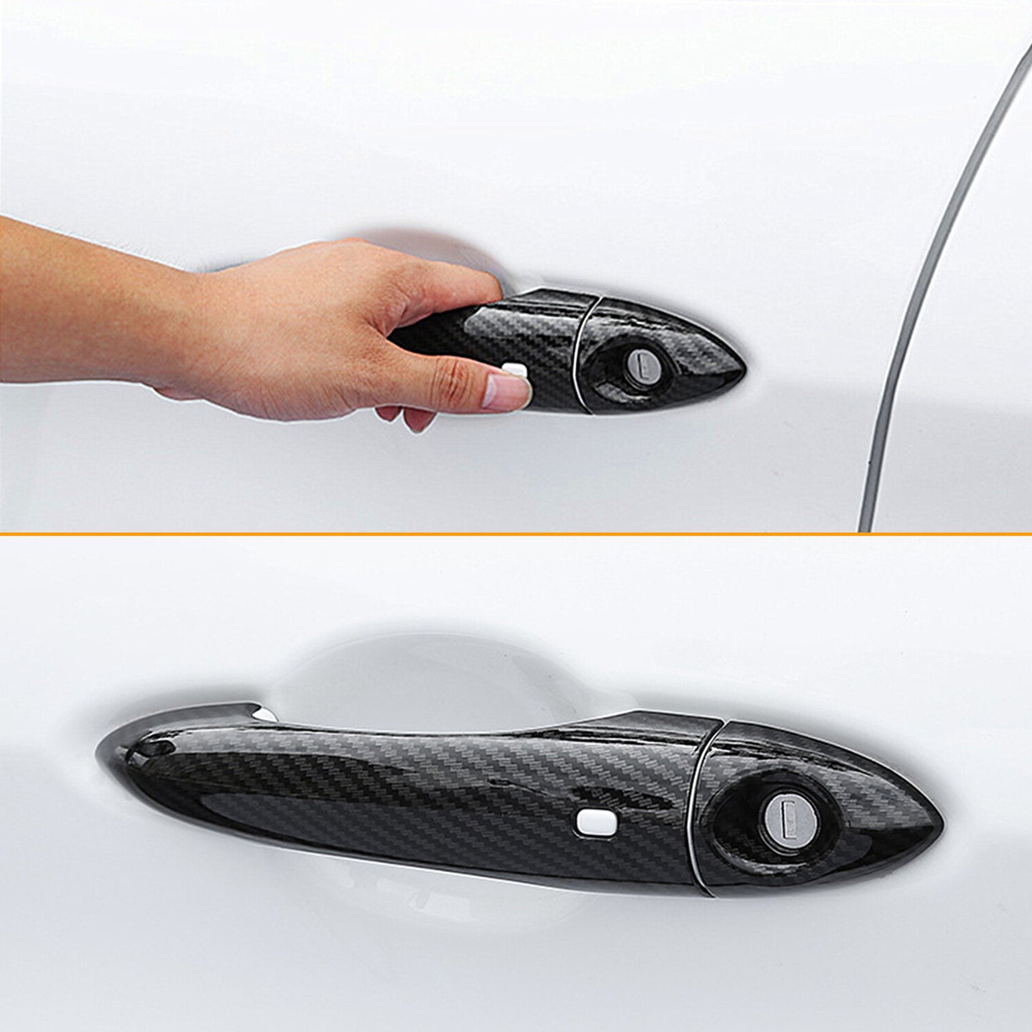 Door Handle Cover Trim for Alfa Romeo Giulia for Stelvio 2017 2018 2019 2020 2021