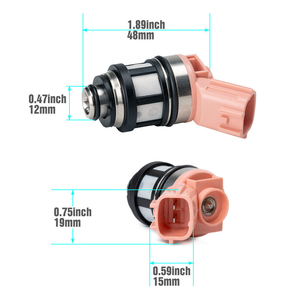 6x Fuel Injectors 166001800 for Nissan Frontier Pathfinder Xterra 3.3L 1996-2004