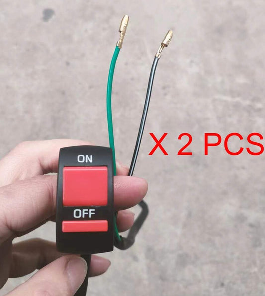 2pcs 12V 7/8 Motorcycle Handlebar Kill ON-OFF Switch For SCOOTER ATV DIRT BIKE