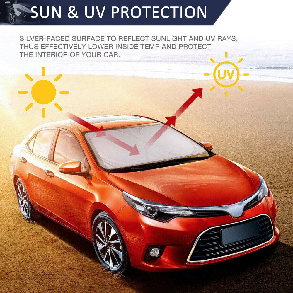 for BMW Large Car Windshield Sun Shade Cover Visor Reflective UV Block Sunscreen