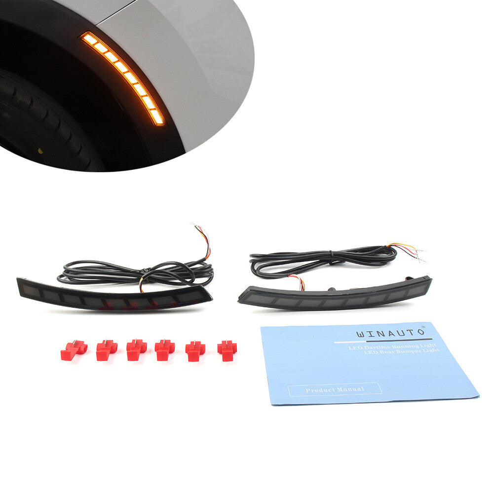 Sequential Side Marker Light Turn Signal Driving Lamp Fit for Honda CRV CR-V