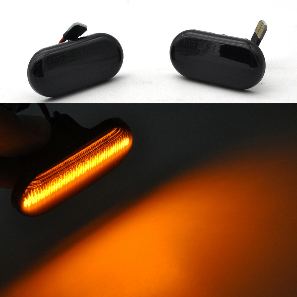 2x Dynamic Flowing Sequential LED Side Marker signal Light for Smart Fortwo W453