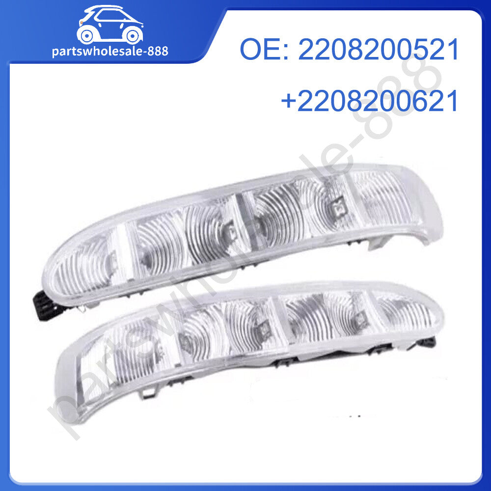 2-pack of door side mirror turn signals suitable for Mercedes-Benz CLS, S-Class, W220, W215 03-05