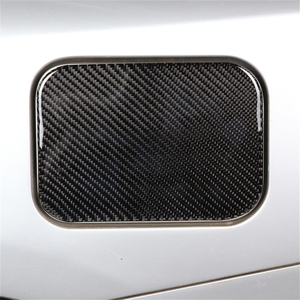 Carbon Fiber Fuel Tank Filler Door Cover Gas Cap for T@yota Highlander 2009-2013