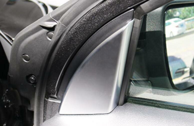 A Pillar Front Triangle Cover Trim 2PCS for Ford Explorer 2011-2019 Matte Silver