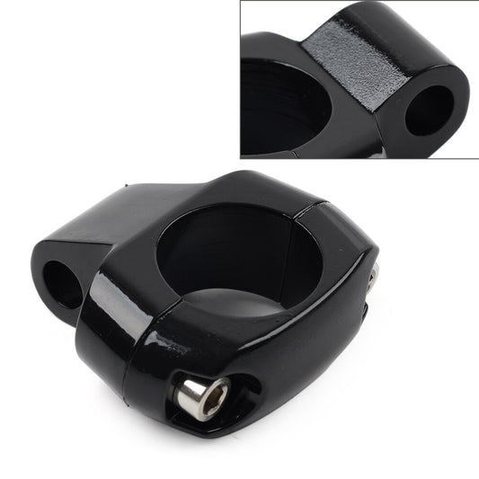 1 Handlebar Mirror Mounting Clamp Holder Bracket for Harley Dyna Fatboy