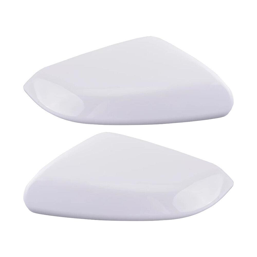 Left Right Fits for Honda for Civic 2016-2020 New Front Outside Mirror Covers White