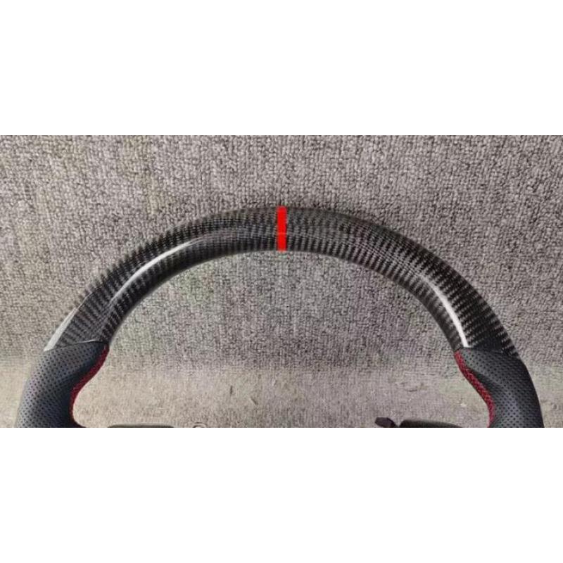 Steering wheel for Toyota for Camry 2012-2014, black leather, genuine carbon fiber.