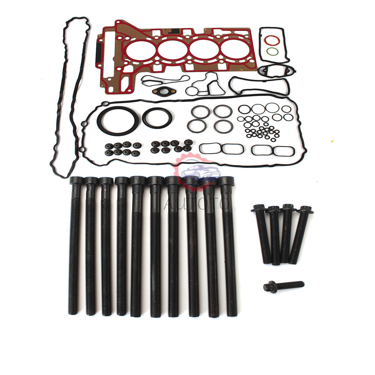 MLS Cylinder Head Gasket Screw Set w/ Cylinder Head Screws Replacement for BMW