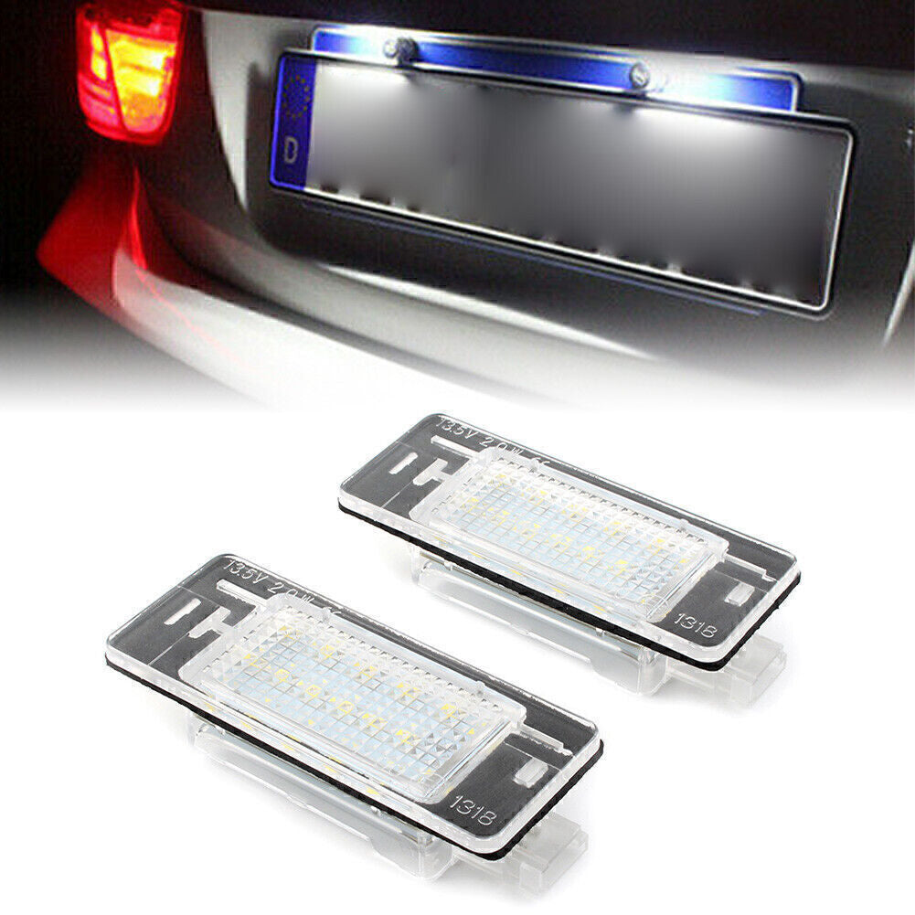 2x Fit for Opel Vectra C Estate 02-08 LED License Number Plate Light Error Free