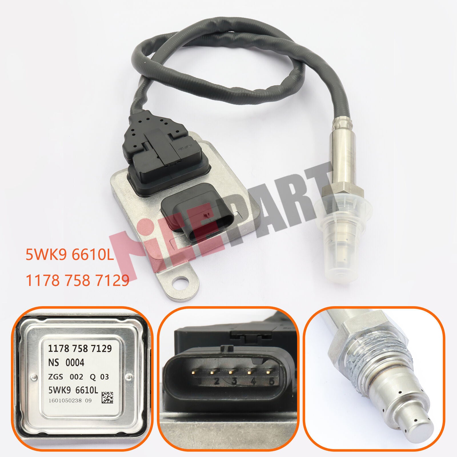 11787587129 NOX sensor compatible with for BMW E90 E91 E92 E93 E60 11787582327 5WK96610L