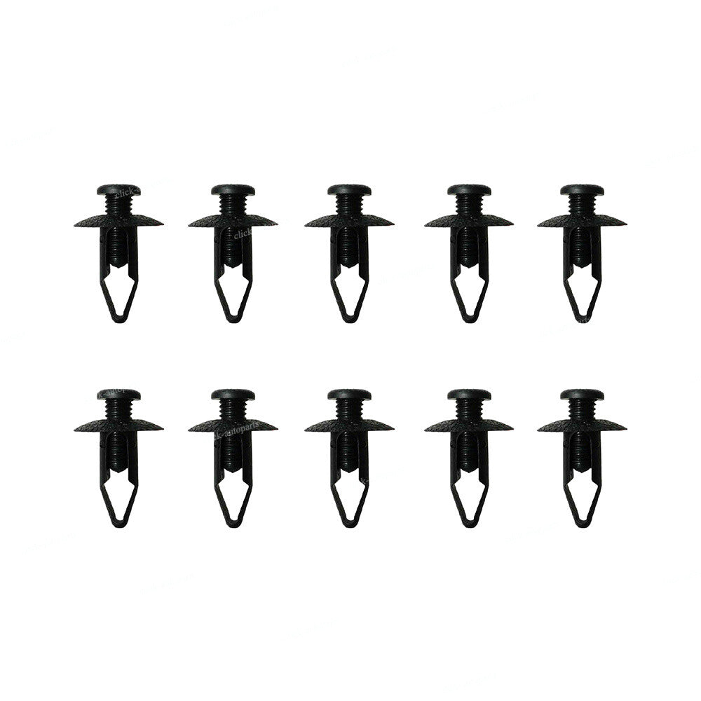 Set of 50 Fender Liner Wheel Well Clips Black Fits for Nissan 63854-01A00