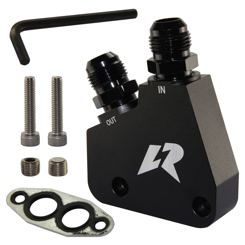 LR Oil Cooler Adapter for Corvette C5 C6 C7 LS1 LS2 LS3 LS6 LS7 GM for Cadillac BK