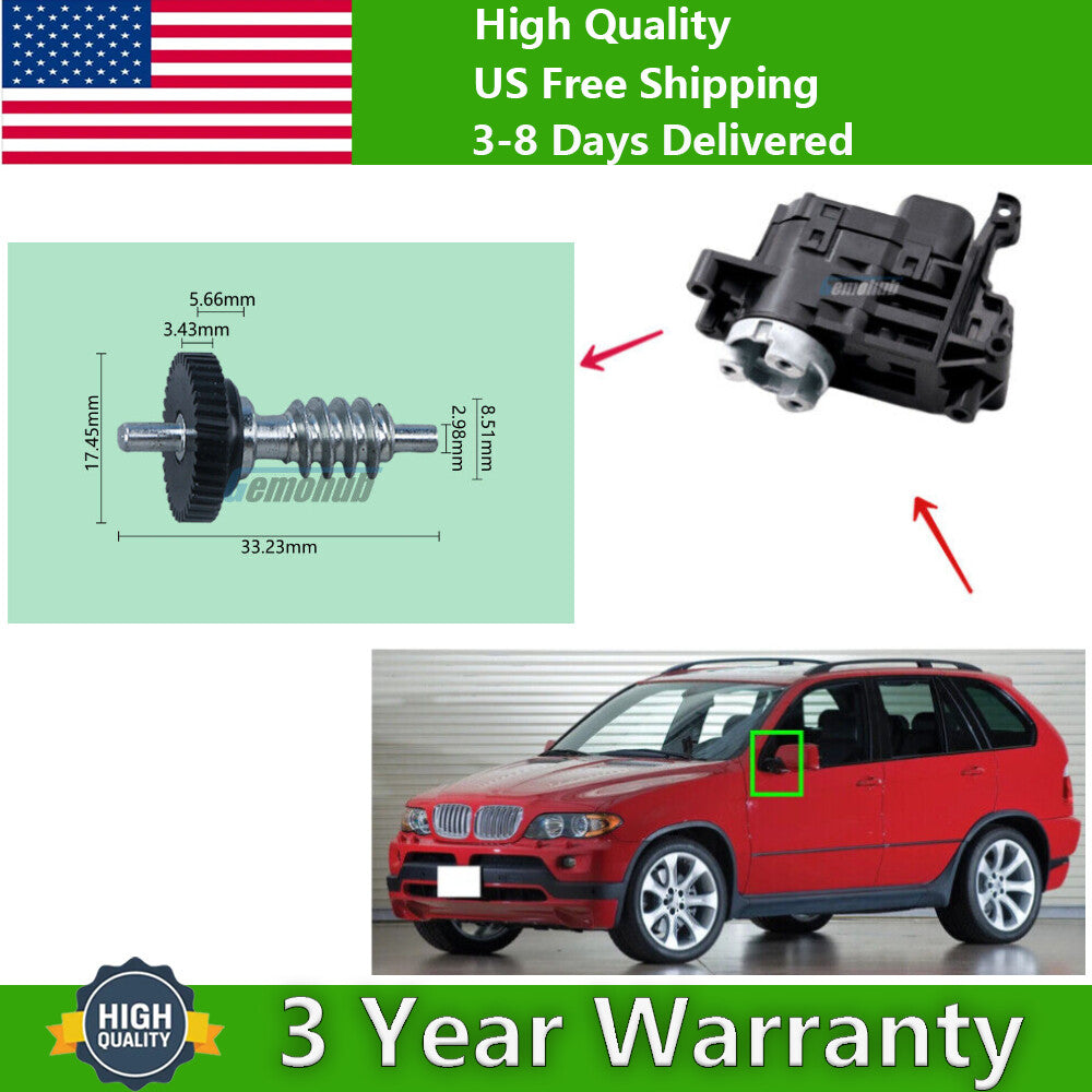 Side MIRROR FOLDING MOTOR Gear for 2007-2013 for Jeep Compass 2007-2011 for Jeep PatRiot